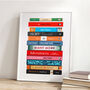Personalised Books Anniversary Print, thumbnail 1 of 6
