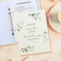 Personalised Botanical Wedding Planner Organiser, thumbnail 3 of 12