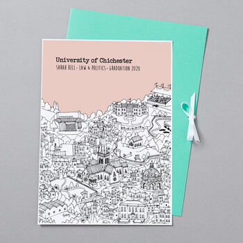 Personalised Chichester Graduation Gift Print, 2 of 10