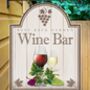 Wine Bar Personalised Pub Sign/Bar Sign/Man Cave, thumbnail 1 of 8