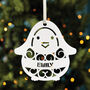 Personalised Spiral Penguin Christmas Tree Decoration, thumbnail 4 of 4
