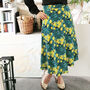 Annie Linen Blend Midi Skirt In Lemon Print, thumbnail 1 of 6