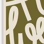 Flowers Typography Poster Print, thumbnail 6 of 7