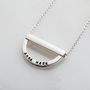 Personalised Curve Bar Stack Necklace, thumbnail 4 of 9