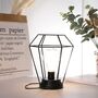 Black Diamond Shape Table Lamps, thumbnail 6 of 8