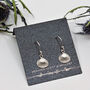 Silver Shell Earrings, thumbnail 1 of 3