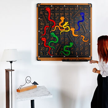 Xxl Snakes And Ladders Metal Wall Games, 2 of 5