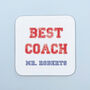 Varsity Style Personalised Best Coach Mug, thumbnail 3 of 4