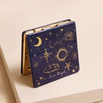 Blue Starry Night Compact Mirror, 3 of 3