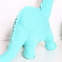Ice Blue, Green Or Orange Diplodocus Dinosaur Soft Toy, thumbnail 6 of 7