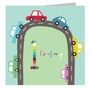 Cars 1st Birthday Card, thumbnail 2 of 5