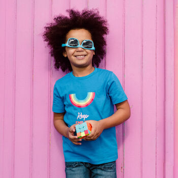 Rainbow Smile Kids Positivity T Shirt, 3 of 9