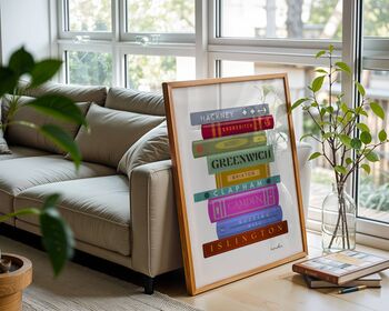 London Book Stack Art Print, 4 of 6
