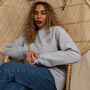 Mother Of The Bride Script Embroidered Sweatshirt, thumbnail 3 of 4