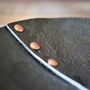 11th Anniversary Personalised Steel Bowl With Copper Buttons, thumbnail 2 of 6