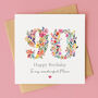 Personalised Wildflower Birthday Card — Any Age, thumbnail 8 of 12