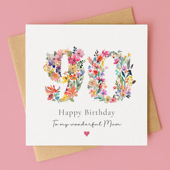 Personalised Wildflower Birthday Card — Any Age, 8 of 12