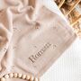 Pointelle Baby Knit Blanket | Personalised, thumbnail 3 of 5