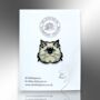 Ragdoll Grumpy Long Haired Cat Enamel Pin Badge, thumbnail 5 of 9