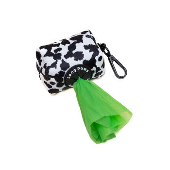 Funk The Dog Poo Bag Pouch Cow Print, 2 of 3