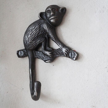 Cast Iron Monkey Tail Hook, 2 of 2