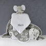 Personalised Comforter And Reversible Grey Blanket, thumbnail 1 of 11