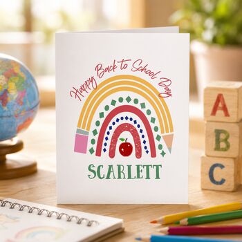 Happy Back To School Day Card, 4 of 6
