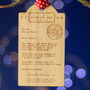 Bespoke Baby's First Christmas Wooden Tag Decoration, thumbnail 2 of 6
