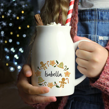 Personalised Christmas Milk Jug For Kids, 2 of 4