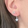 Star Hoop Earrings, thumbnail 1 of 2