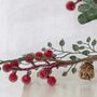 Iced Red Berry Spray With Frosted Leaves, thumbnail 6 of 7