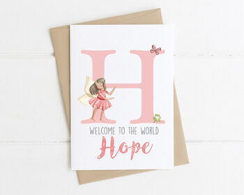 Personalised New Baby Card Fairy, 3 of 6