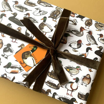 Ducks Of Britain Wrapping Paper Set, 7 of 10