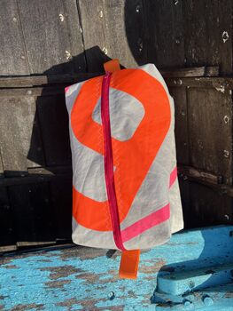 Recycled Sailcloth Wash Bag, 4 of 6