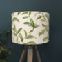 Oasis Spruce Green Botanical Drum Lampshade, thumbnail 6 of 11