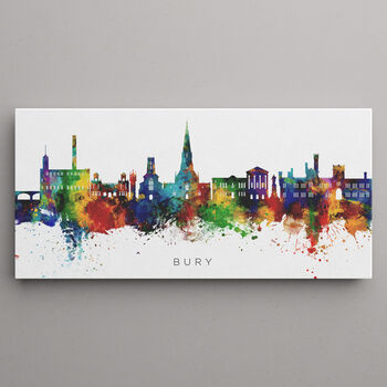 Bury Skyline Cityscape Art Print, 2 of 12
