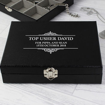Personalised Large Cufflink Box, 6 of 9