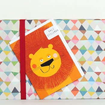 Mini Lion Greetings Card, 3 of 5