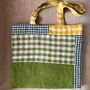 Linen And Cotton Patchwork Tote, thumbnail 8 of 12