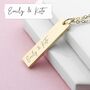 Personalised Handwriting Bar Necklace, thumbnail 4 of 9