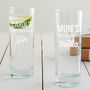 Personalised 'Well Deserved' Hi Ball Glass, thumbnail 1 of 5