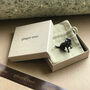 Miniature Bronze Badger Sculpture 8th Anniversary Gift, thumbnail 4 of 6