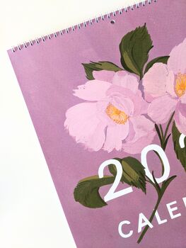 Floral Illustrated 2022 Calendar, 7 of 8