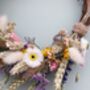 Small Colourful Spring Dried Flower Wreath, thumbnail 4 of 6