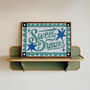 Sweet Dreams Wall Art, Blue Bedroom Print, thumbnail 6 of 9
