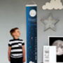 Personalised Reach For The Stars Space Height Chart, thumbnail 2 of 7