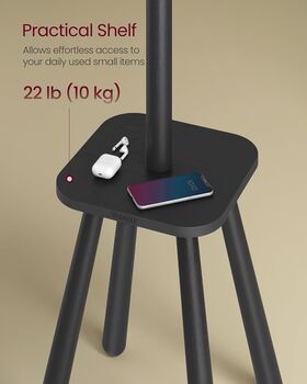 Coat Rack Stand Hall Tree With Shelf, 4 of 6