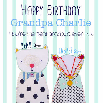 'Happy Birthday' Nanny / Grandma / Grandpa Card, 5 of 8