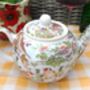 Two Cup Teapot In British Birds Design, thumbnail 5 of 9