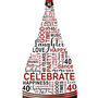 Personalised 40th Birthday Champagne Word Art, thumbnail 10 of 10